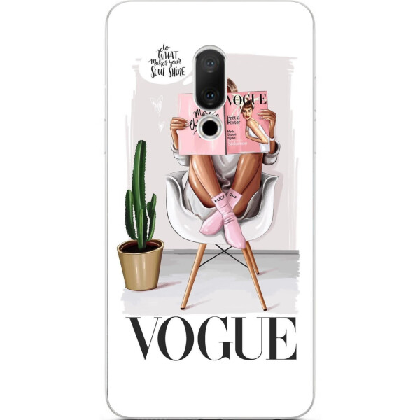 

Силиконовый чехол Amstel для Meizu 15 с картинкой Vogue