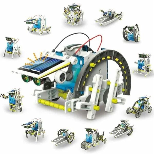 

Робот конструктор Solar Robot Pro 13в1 на солнечных батареях, детский развивающий