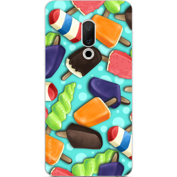 

Бампер силиконовый чехол Amstel для Meizu 15 с картинкой Мороженое