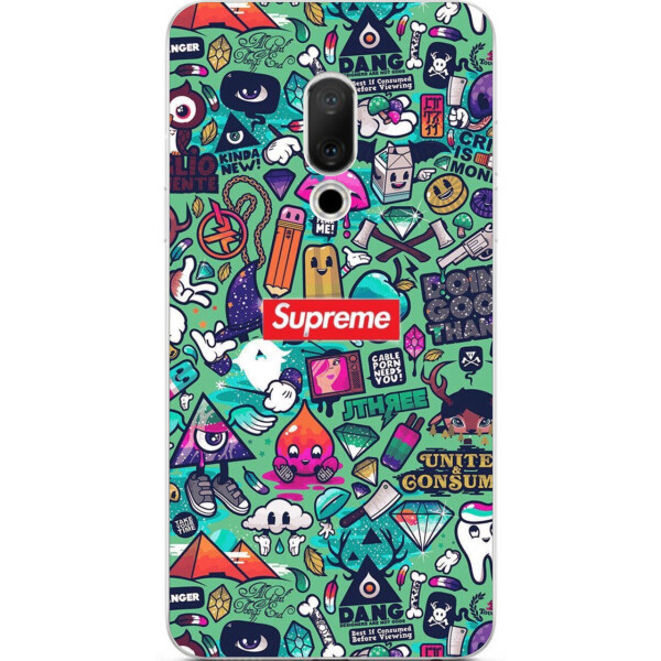 

Чехол бампер Amstel для Meizu 15 с принтом Supreme