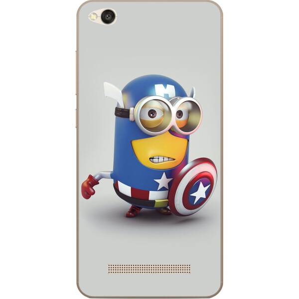 

Чехол силиконовый Amstel для Xiaomi Redmi 4A с картинкой Миньон капитан Америка