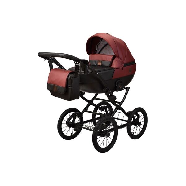 

Детская коляска 2 в 1 Angelina Phaeton Classic бордовая color 35