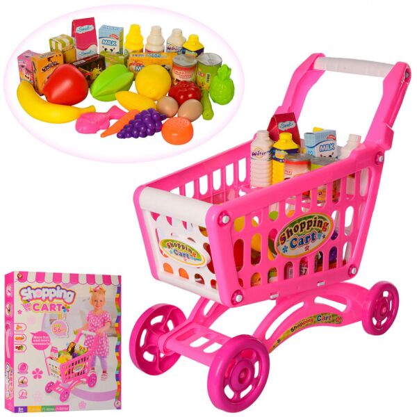 

Игровой набор Тележка с продуктами 922-09 (56 деталей)