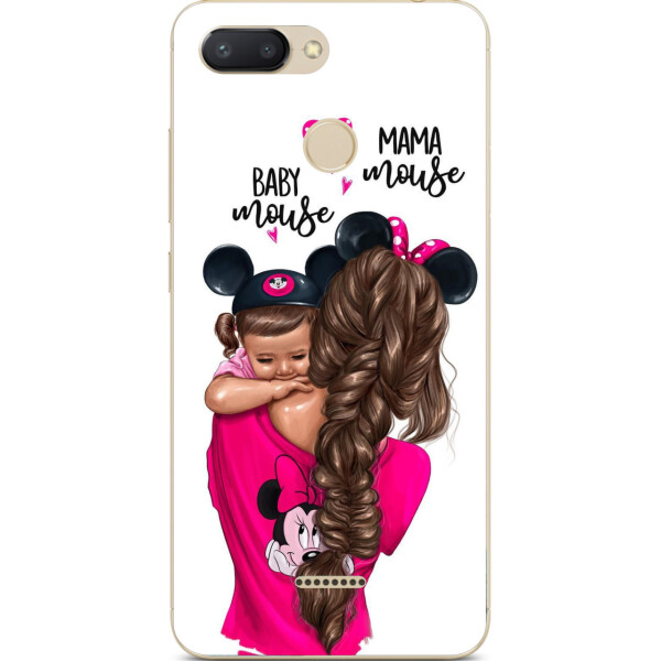 

Силиконовый чехол бампер Amstel для Xiaomi Redmi 6 с картинкой Мама с дочкой