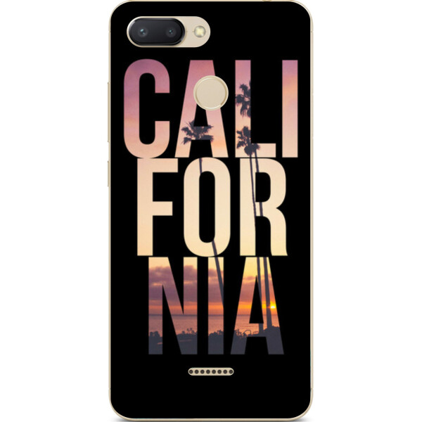 

Бампер силиконовый чехол Amstel для Xiaomi Redmi 6 с картинкой California