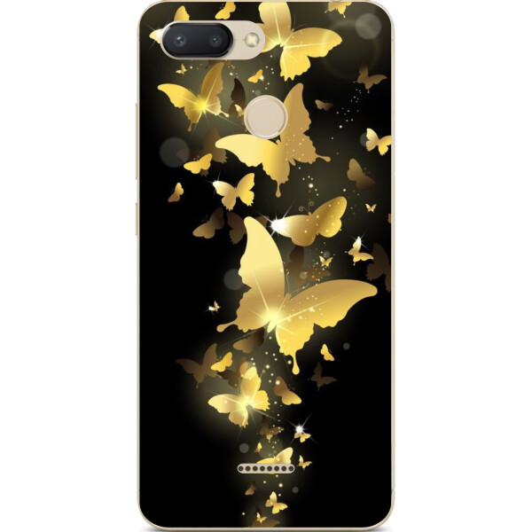 

Оригинальный чехол накладка Amstel для Xiaomi Redmi 6 с картинкой Золотые бабочки