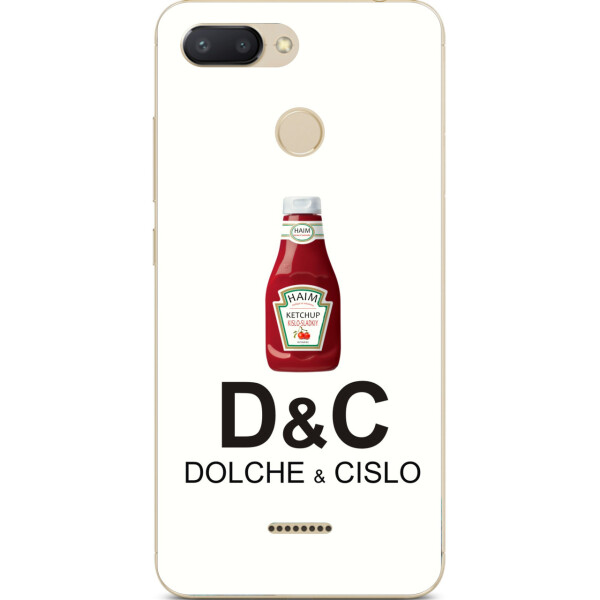 

Антибрендовый силиконовый чехол Amstel для Xiaomi Redmi 6 с картинкой Dolche и Cislo