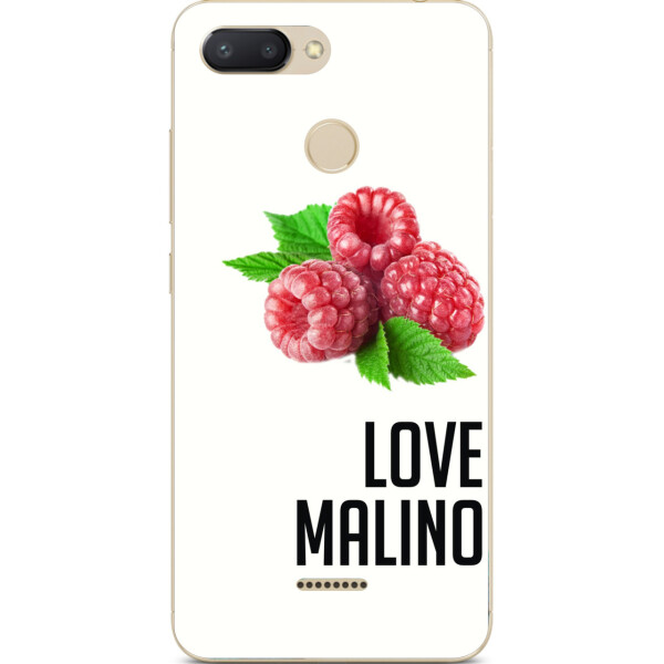 

Антибрендовый силиконовый чехол Amstel для Xiaomi Redmi 6 с картинкой Love Malino