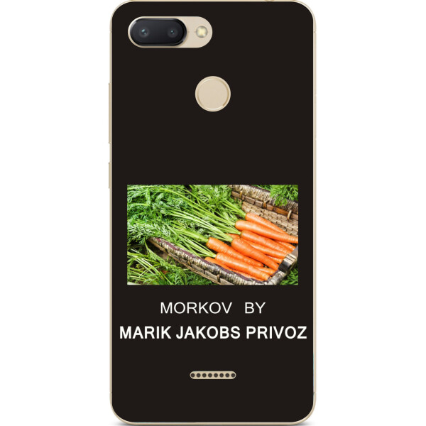 

Антибрендовый силиконовый чехол Amstel для Xiaomi Redmi 6 с картинкой Morkov Privoz
