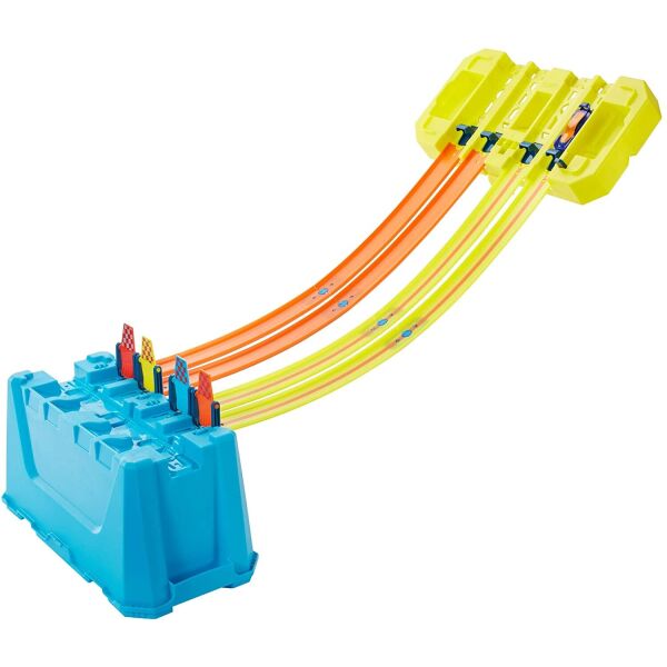 

Игровой набор Хот Вилс Гравитационный Бокс с 4 дорожками Hot Wheels Track Builder Gravity Box with 4 Lane Fair Start Gate GLC95