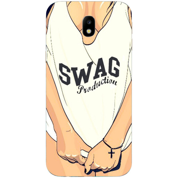 

Оригинальный чехол накладка Amstel для Samsung Galaxy J3 2018 с картинкой SWAG