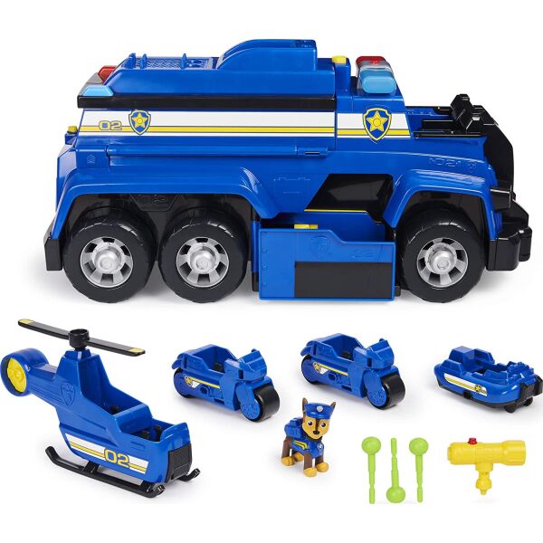 

Щенячий патруль Спасательный автомобиль Чейза 5 в 1 свет, звук Paw Patrol Chase’s 5-in-1 Cruiser with Light and Sounds Spin Master 20125829