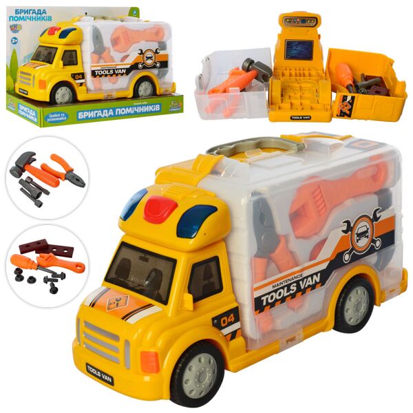

Игровой набор Машинка с инструментами М 5531