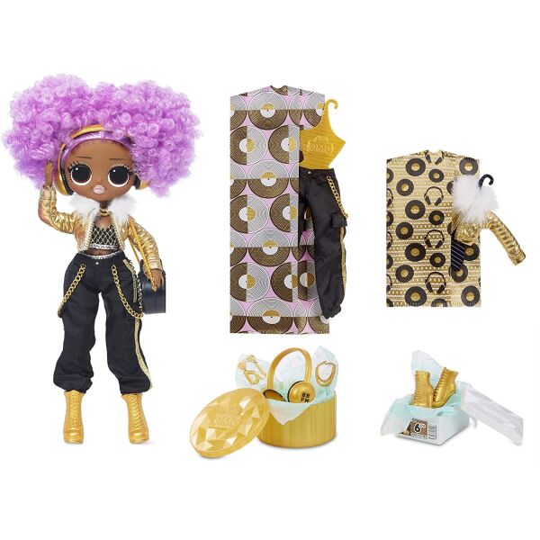 

Кукла ЛОЛ Сюрприз 24К Диджей LOL Surprise OMG 24K D.J. Fashion Doll with 20 Surprises 574217E7C