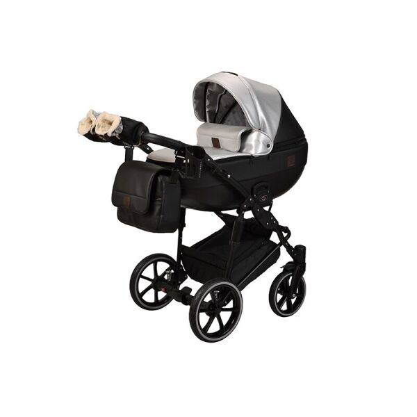 

Детская коляска 2 в 1 Angelina Phaeton Perla серебро color 50