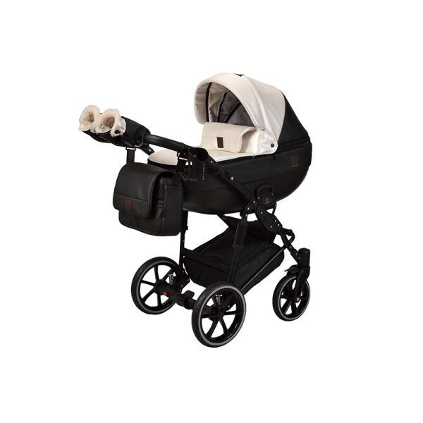 

Детская коляска 2 в 1 Angelina Phaeton Perla белая color 52