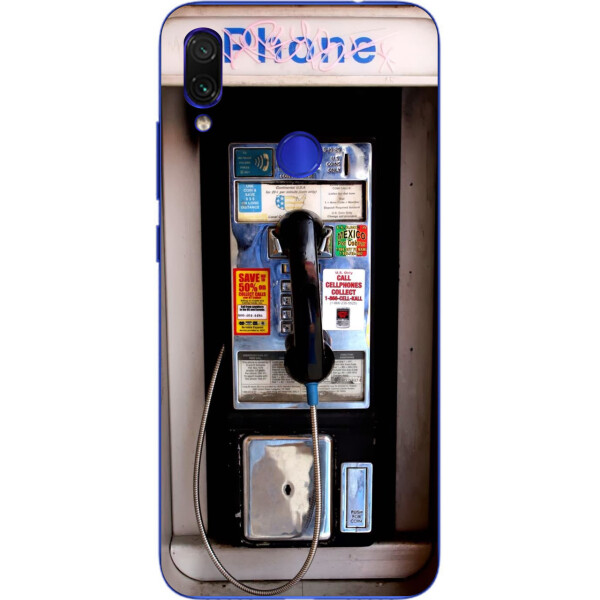 

Бампер силиконовый чехол Amstel для Xiaomi Redmi Note 7 с картинкой Телефон