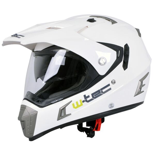 

Мотоциклетный шлем W-TEC NK-311 enduro + BLENDA 2019 - размер L (59-60)/белый блеск