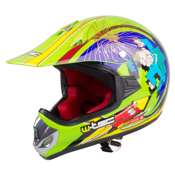 

Молодежный мотоциклетный шлем W-TEC V310 enduro - размер M (51-52)/желтый