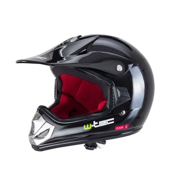

Молодежный мотоциклетный шлем W-TEC V310 enduro - размер M (51-52)/черный