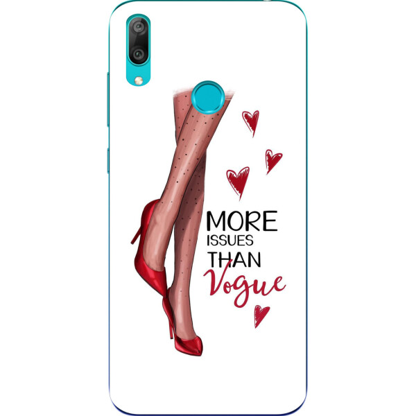 

Силиконовый чехол Amstel с рисунком для Huawei Y7 2019 Туфли