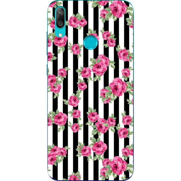 

Силиконовый чехол Amstel для Huawei Y7 2019 с картинкой Розы на полосатом фоне