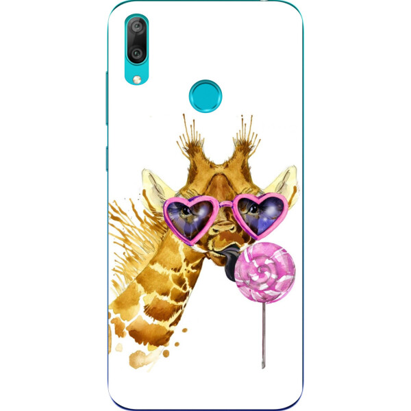 

Силиконовый чехол Amstel для Huawei Y7 2019 с картинкой Жираф с конфетой