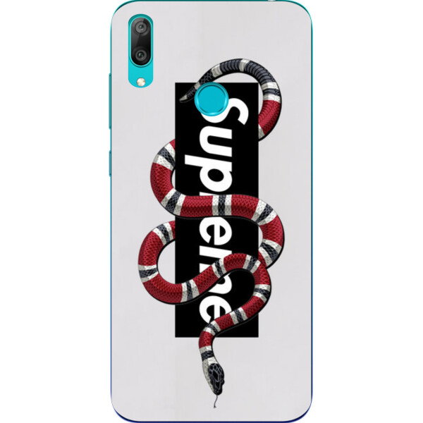 

Силиконовый чехол Amstel для Huawei Y7 2019 с картинкой Supreme змея
