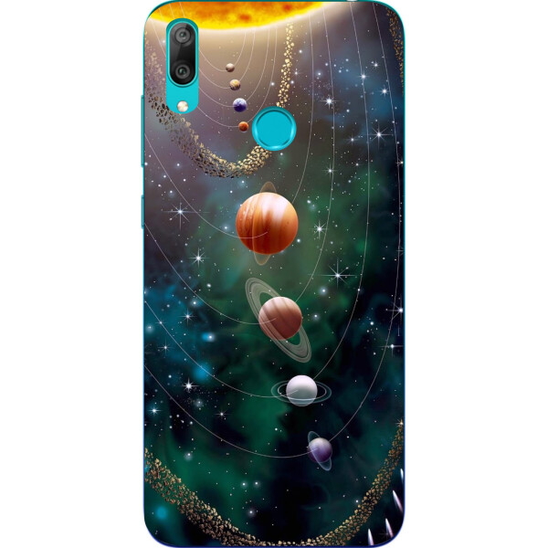 

Силиконовый чехол бампер Amstel для Huawei Y7 2019 с картинкой Планеты