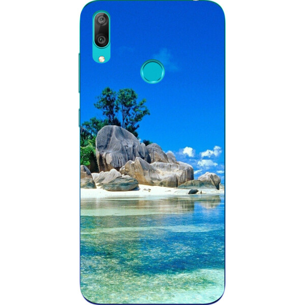 

Силиконовый чехол бампер Amstel для Huawei Y7 2019 с картинкой Остров