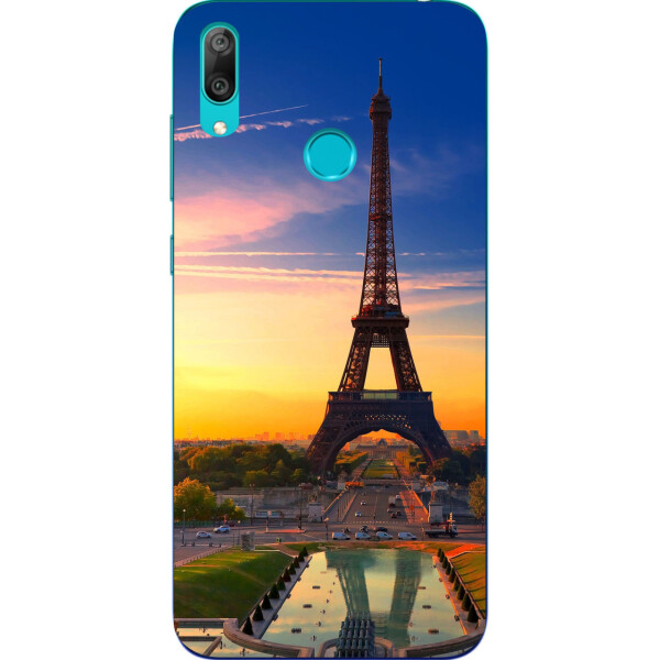 

Силиконовый чехол бампер Amstel для Huawei Y7 2019 с картинкой Башня