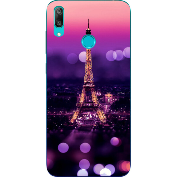 

Силиконовый чехол бампер Amstel для Huawei Y7 2019 с картинкой Париж ночью