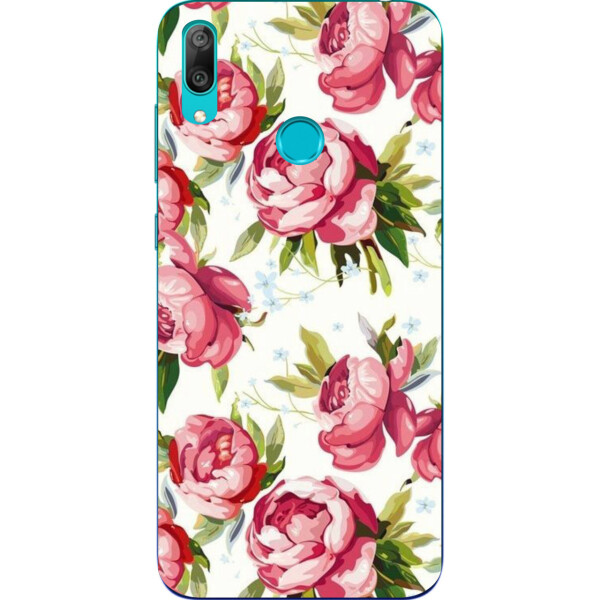 

Чехол силиконовый Amstel для Huawei Y7 2019 с картинкой Розочки