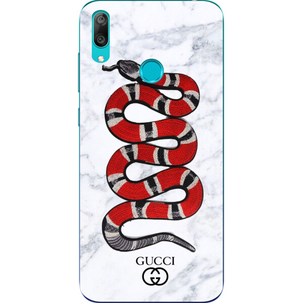 

Бампер силиконовый чехол Amstel для Huawei Y7 2019 с картинкой Змея Gucci