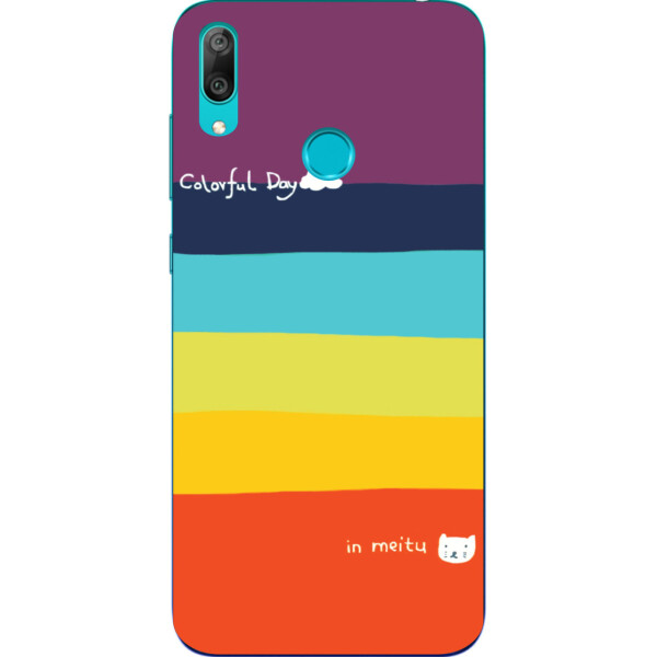 

Оригинальный чехол накладка Amstel для Huawei Y7 2019 с картинкой Радуга