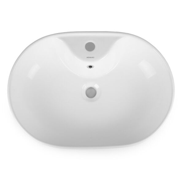 

Раковина овальная Newarc Life 60 см белая 9860W (31189)