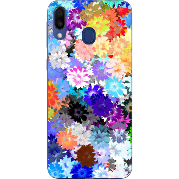 

Силиконовый чехол Amstel с рисунком для Samsung Galaxy M20 Яркие цветы