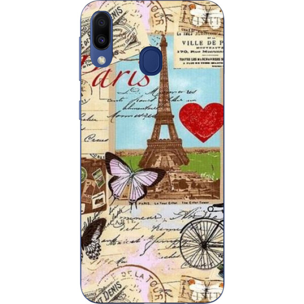 

Силиконовый чехол Amstel с рисунком для Samsung Galaxy M20 Париж открытка