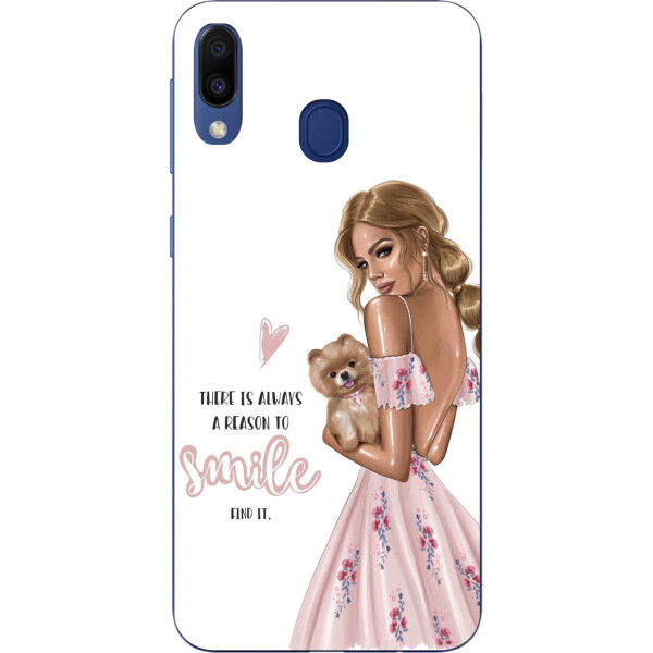 

Силиконовый чехол Amstel с рисунком для Samsung Galaxy M20 Smile