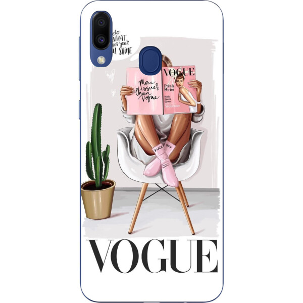 

Силиконовый чехол Amstel для Samsung Galaxy M20 с картинкой Vogue