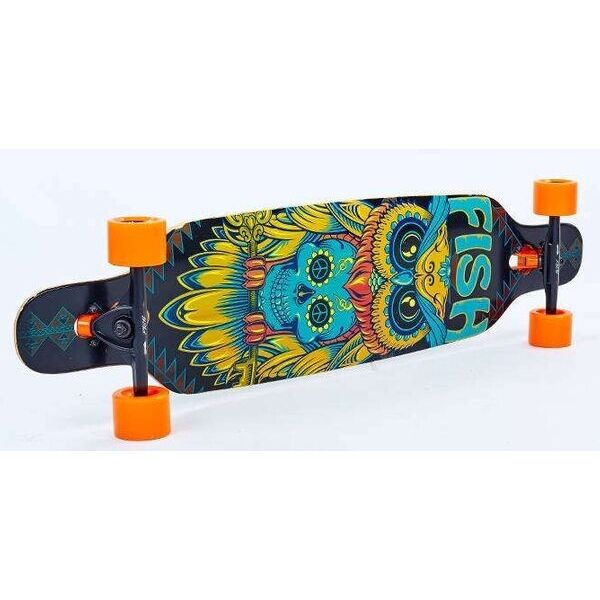

Лонгборд Fish Skateboards 38 Owl Сова Харди (ln123)