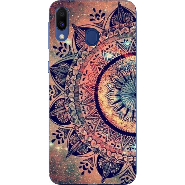

Чехол бампер Amstel для Samsung Galaxy M20 с принтом Перья