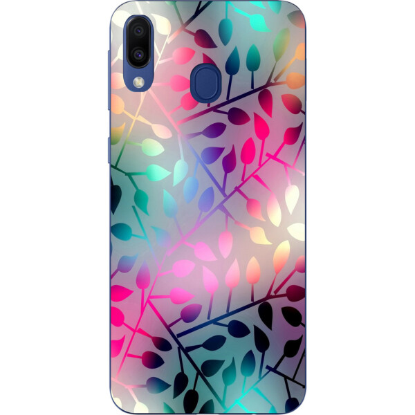 

Чехол бампер Amstel для Samsung Galaxy M20 с принтом Листики