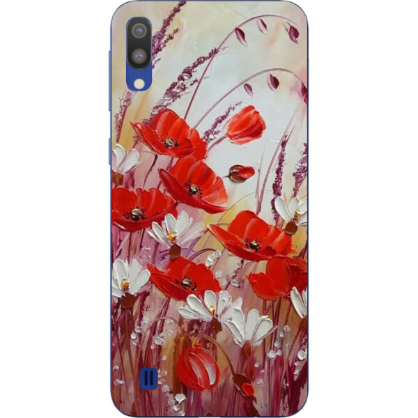 

Силиконовый чехол Amstel для Samsung Galaxy M10 с картинкой Маки в поле