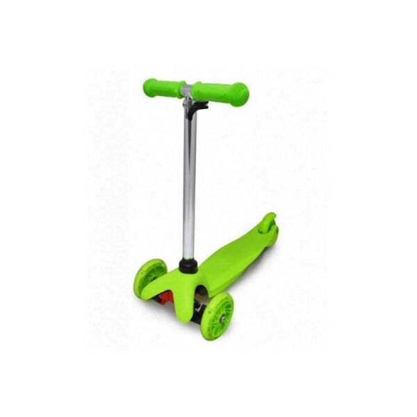 

Детский трехколесный самокат Maraton Scooter 95 со светящимися колесами, Зеленый