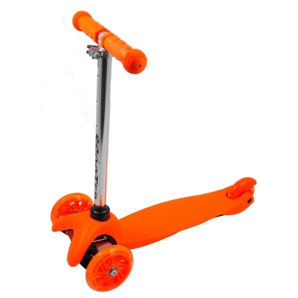 

Детский трехколесный самокат Maraton Scooter 95 со светящимися колесами, Оранжевый
