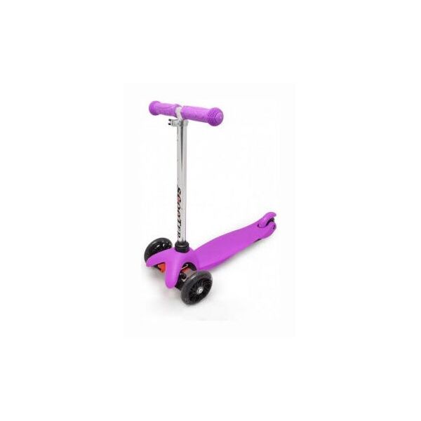 

Детский трехколесный самокат Maraton Scooter 95 со светящимися колесами, Фиолетовый