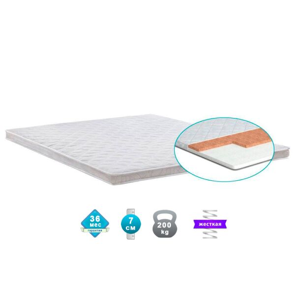 

Матрас ортопедический Matroluxe Topper FUTON 4 145x190 см