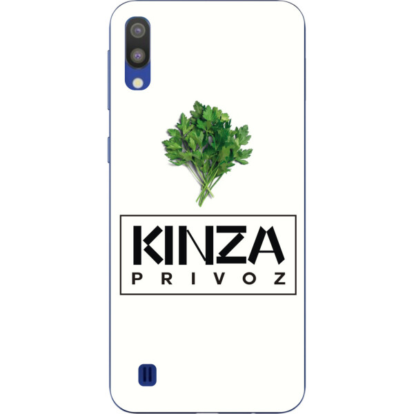 

Антибрендовый силиконовый чехол Amstel для Samsung Galaxy M10 с картинкой Kinza Privoz