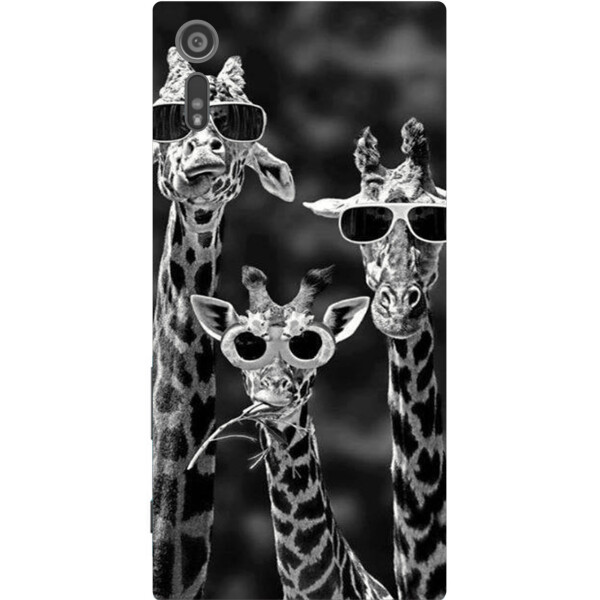 

Чехол силиконовый Amstel для Sony Xperia XZ f8332 с картинкой Три жирафа
